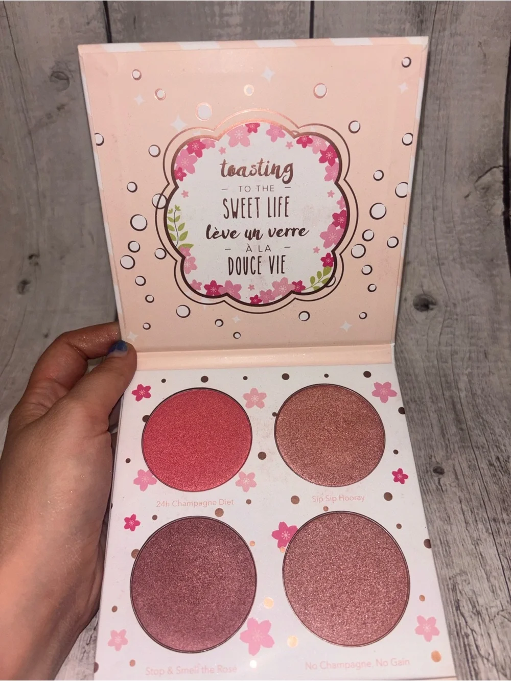 Beauty Bakerie | Cotton Candy Champagne Blush Palette | lightly used